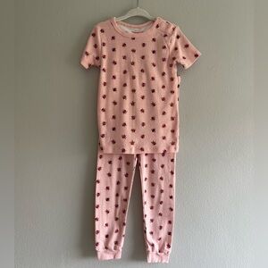 Magnetic Me - Organic Cotton Pink Ladybug Kids Pajamas - 4T